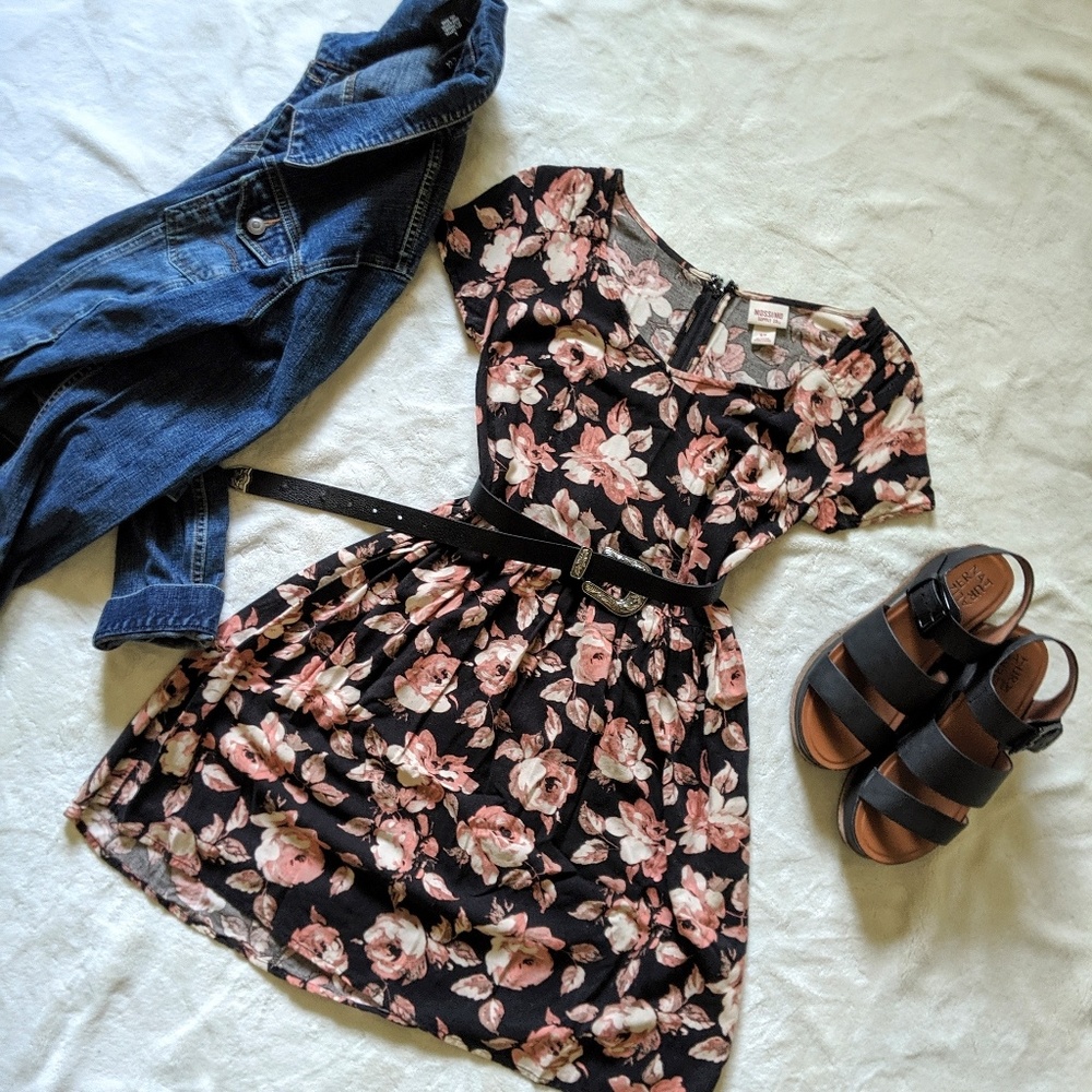 Mossimo Floral T-Shirt Dress